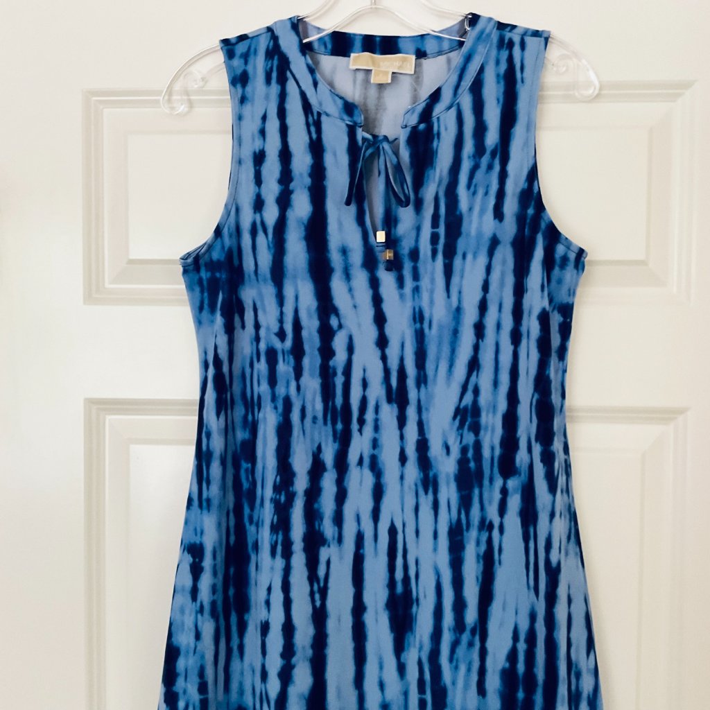 Michael Michael Kors "Basics" Tye-Dye Sleeveless Dress Nwt Size S